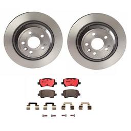 Volvo Brembo Brakes Kit - Pads and Rotors Rear (302mm) (Ceramic) LR043714 - Brembo 2900432KIT